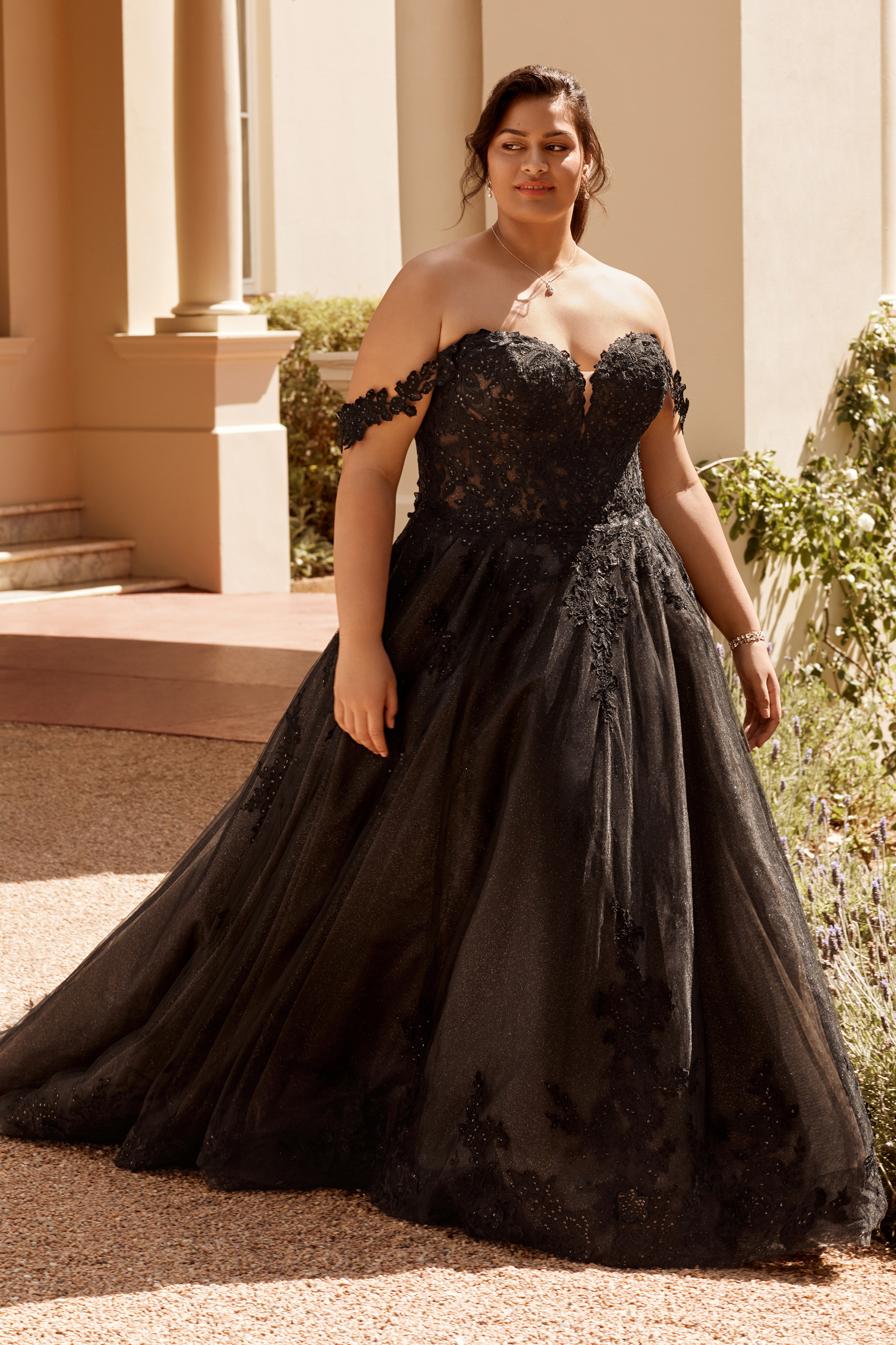 Custom Black Mermaid Wedding Dress by Brides & Tailor
